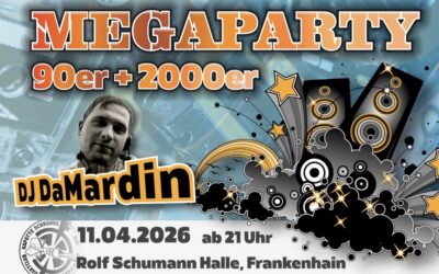 Megaparty 90er und 2000er