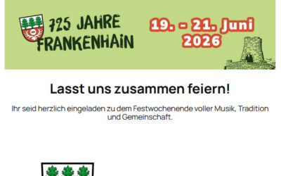 725 Jahre Frankenhain Festwochenende